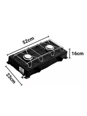 FOGÃO JOLLY 2 BOCAS PRETO