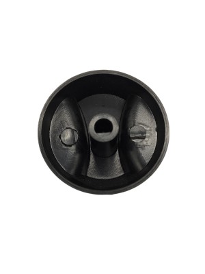 BOTÃO SERVE ESMALTEC SAFIRA HASTE FINA PRETO