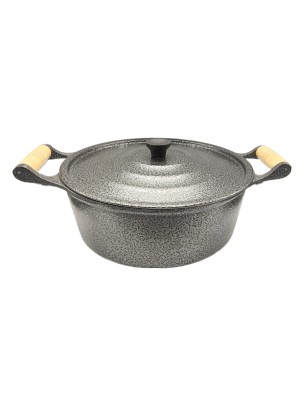 CAÇAROLA AM 28 PRETA TAMPA LEVE - 0145 JR