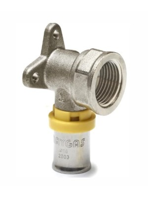 JOELHO COMPRESSÃO ROSCA FEMEA COM FLANGE 20 X 1/2 IMP - 87220-I