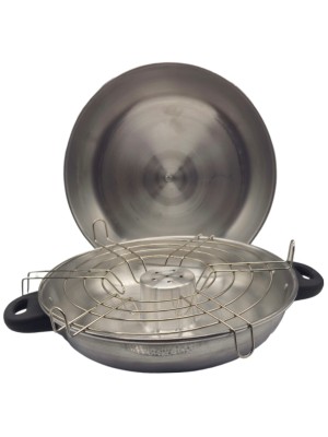 CHURRASQUEIRA PARA FOGÃO POLIDA 22CM 2583