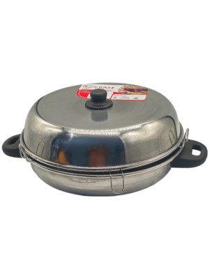 CHURRASQUEIRA PARA FOGÃO POLIDA 22CM 2583