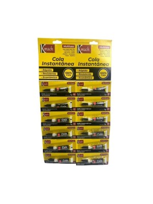 COLA INSTANTANEA MULTIUSO 3G COM 12 SQ 1356