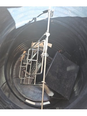 CHURRASQUEIRA TAMBOR BAFO VERTICAL COSTELA GAUCHA CHÃO