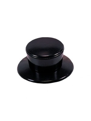 POMEL DUPLO POLIDO GRANDE COM PARAFUSO 1/4 PACOTE 10 PEÇAS 0070P