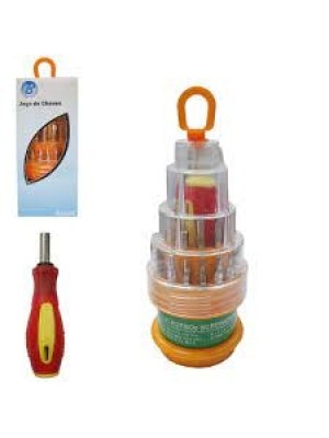 CONJUNTO CHAVE INTERCAMBIAVEL COM CABO E 31 BJ2106