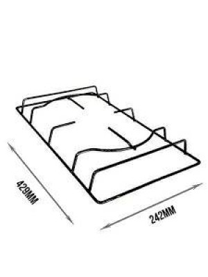 GRELHA PGG ESMALTEC 5 BOCAS CENTRAL TOPAZIO 24,3X42,8 1663