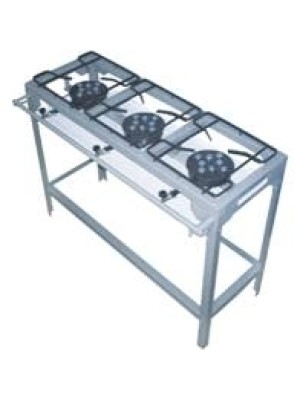 FOGÃO ALBASAN ALTA PRESSÃO  03 BOCAS ALTA 009 (SEM REGISTRO)