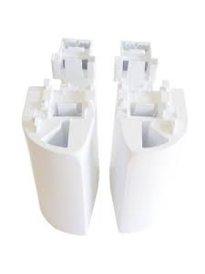 PÉ FOGÃO ESMALTEC 90MM JOGO BRANCO 54055001038