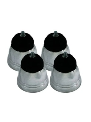 PÉ FOGÃO/GELADEIRA ALUMINIO PESADO PRATA