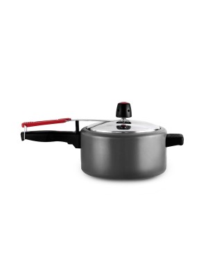 PANELA DE PRESSÃO ALEGRETE ALUMINE ANTIADERENTE FECHAMENTO INTERNO CINZA 3,0L 100603