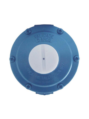 REGULADOR ALIANÇA SEMI.BP 7KG 1/8 X 3/8 NPT 506/03 AZUL