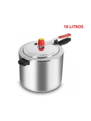 PANELA DE PRESSÃO EIRILAR POLIDA FECHAMENTO INTERNO 10LTS