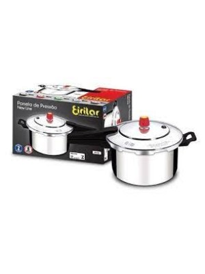 PANELA DE PRESSÃO EIRILAR NEW LINE POLIDA FECHAMENTO EXTERNO 5 LTS