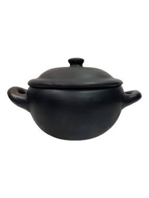 PANELA DE BARRO PRETA N° 05 26CM 8,0 LITROS