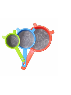 CONJUNTO PENEIRA PARA COZINHA PLASTICO 3 PEÇAS ID5953P