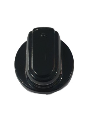 BOTÃO SERVE BRASTEMP FLAT CANO MEDIO HASTE FINA PRETO